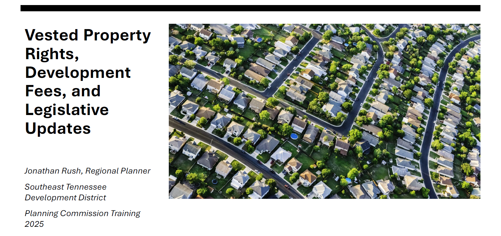 Vested Property Rights Training LPA 2025